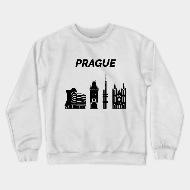 Prague Capital of the Czech Republic Crewneck Sweatshirt by maro_00